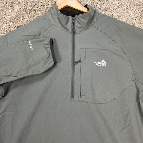 The North Face Other - The North Face Pullover Mens Large Gray Long Sleeve 1/4 Zip Flight Series Apex